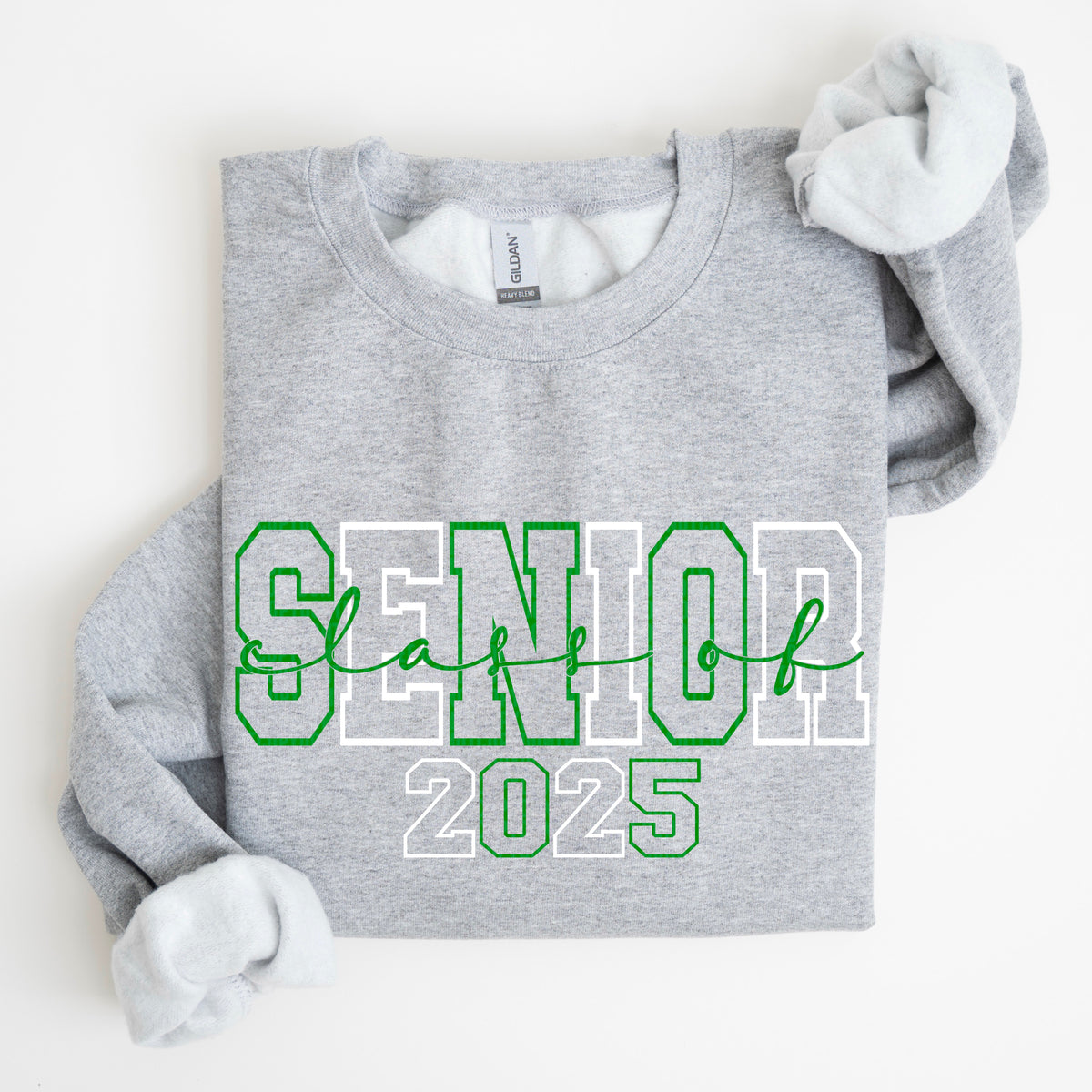 Senior Class Of 2025 Green/White (SDD) DTF Transfer