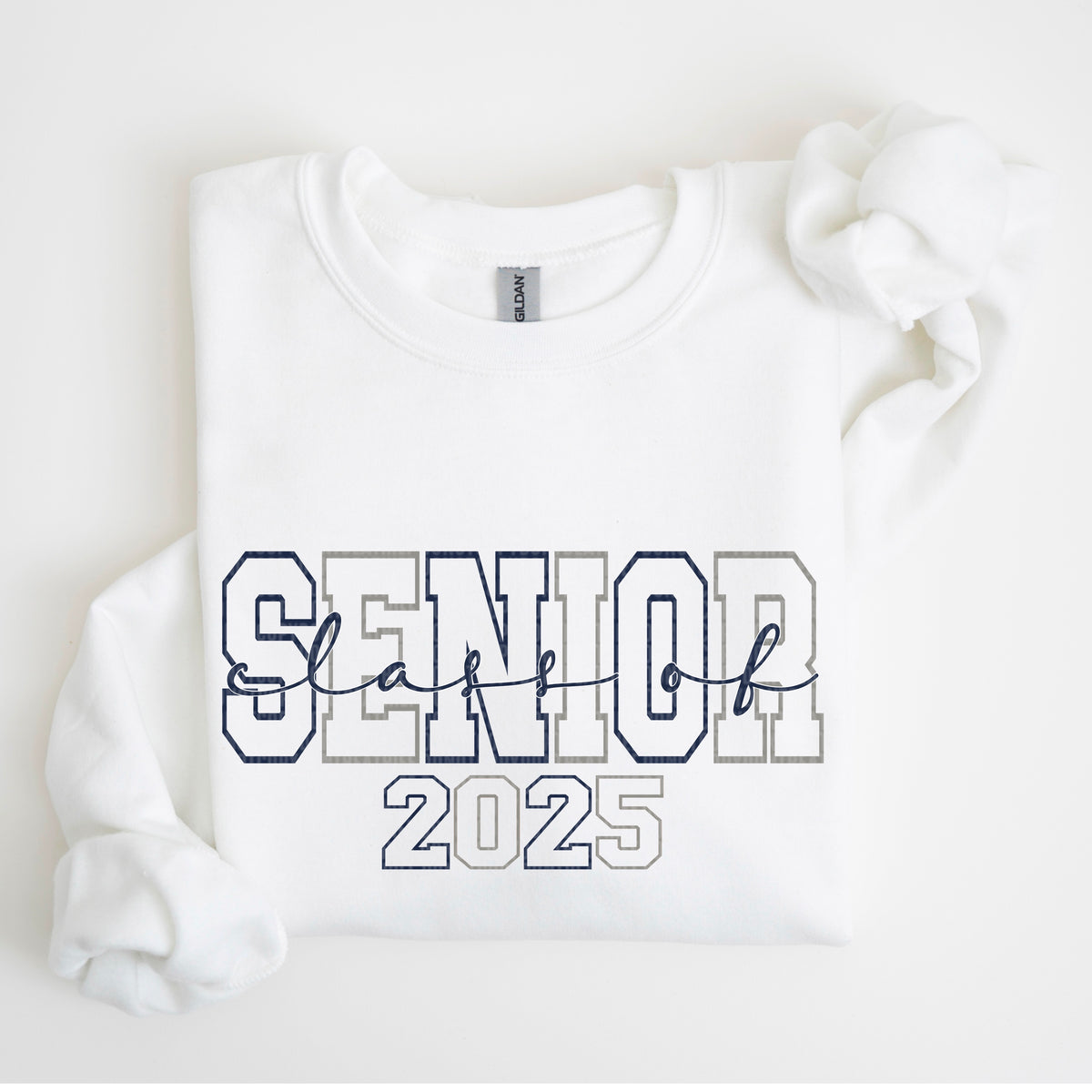 Senior Class Of 2025 Navy/Grey (SDD) 72719 DTF Transfer