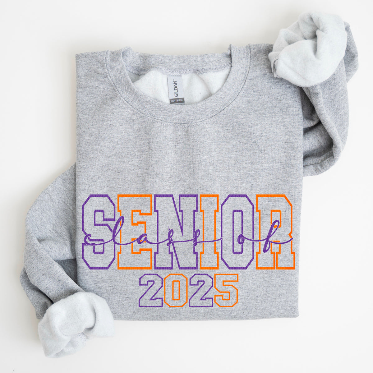 Senior Class Of 2025 Purple/Orange (SDD) 72722 DTF Transfer