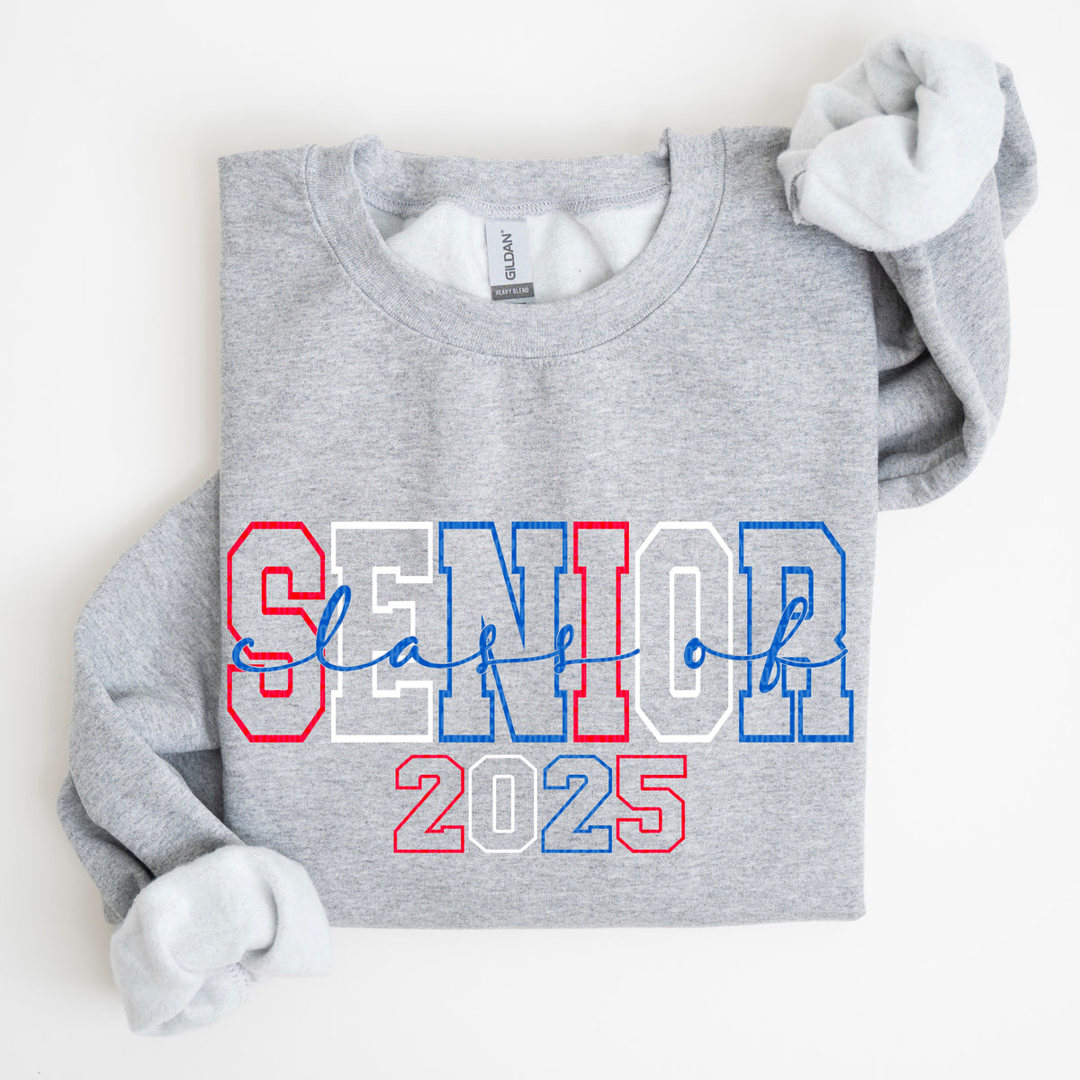 Senior Class Of 2025 Red/WhiteBlue (SDD) 72725 DTF Transfer