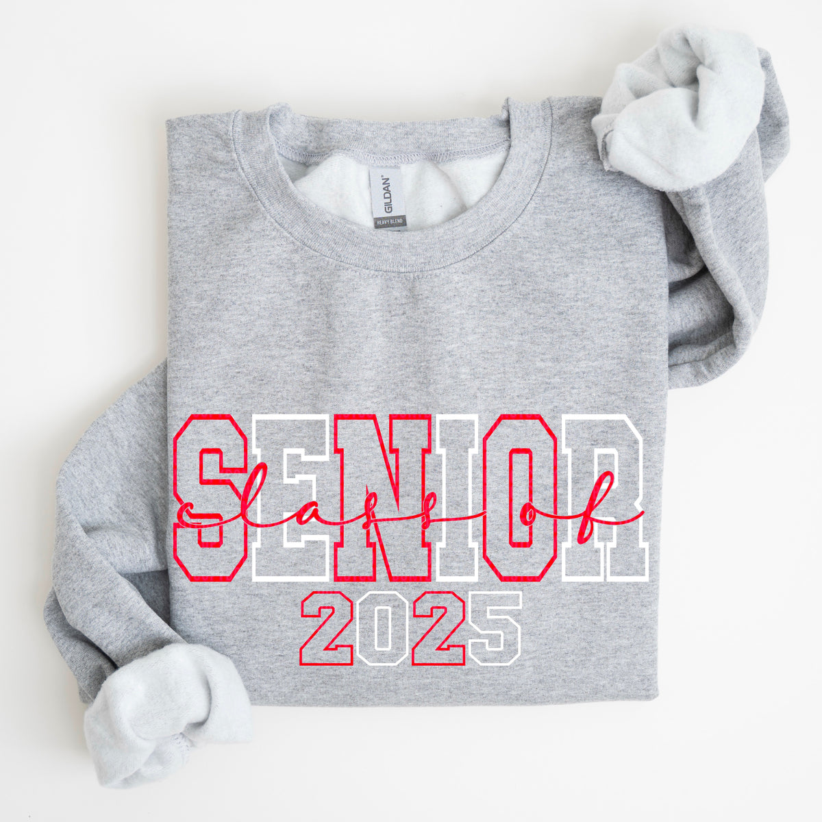 Senior Class Of 2025 Red/White (SDD) DTF Transfer