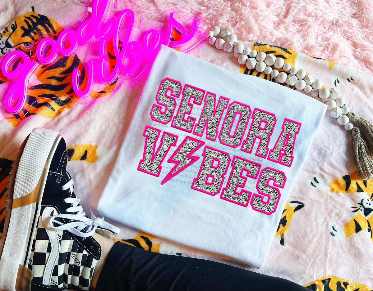 Senora Vibes Faux Embroider 46757 DTF transfer