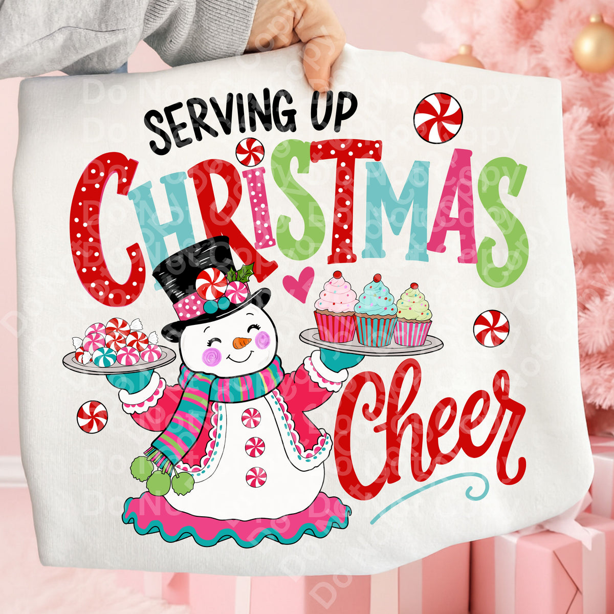 Serving up Christmas cheer (Irene) DTF Transfer