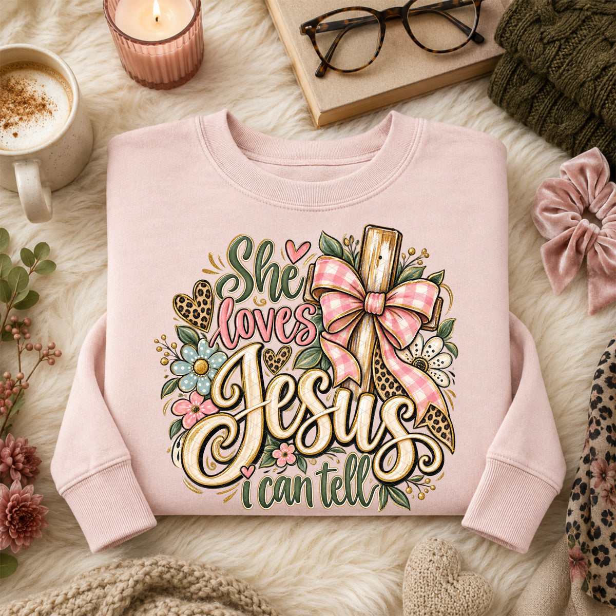 She loves Jesus I can tell (SDD) DTF Transfer