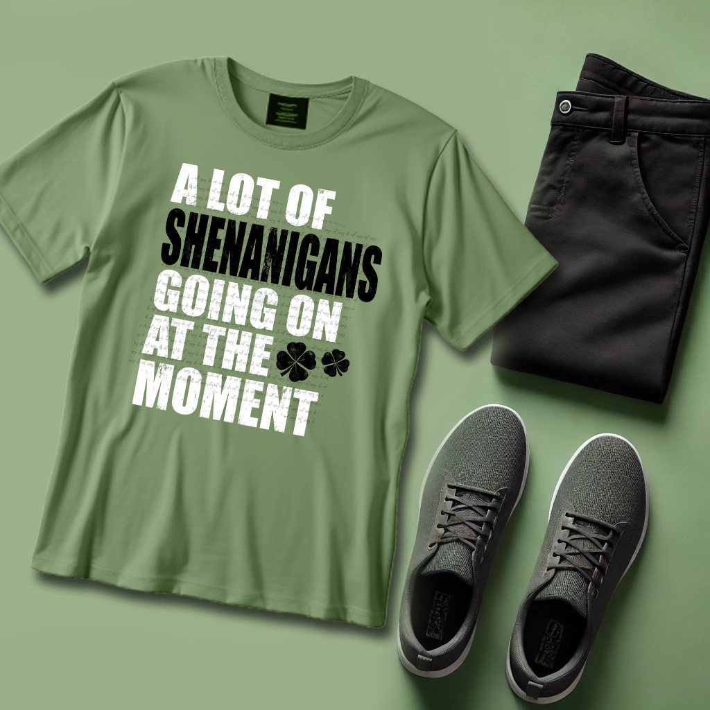 Shenanigans White Black 81956 DTF Transfer