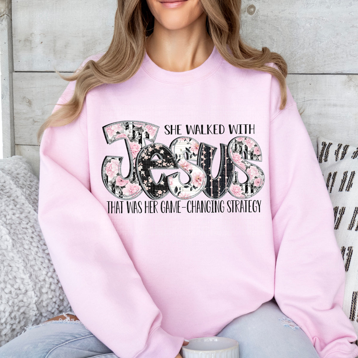 She Walked With Jesus (SDD) DTF Transfer