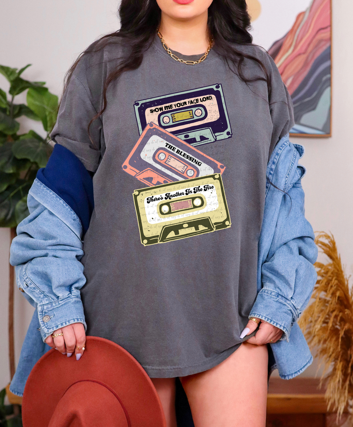 Show Me Your Face Lord The Blessing There's Another In The Fire Cassettes 81022 DTF Transfer