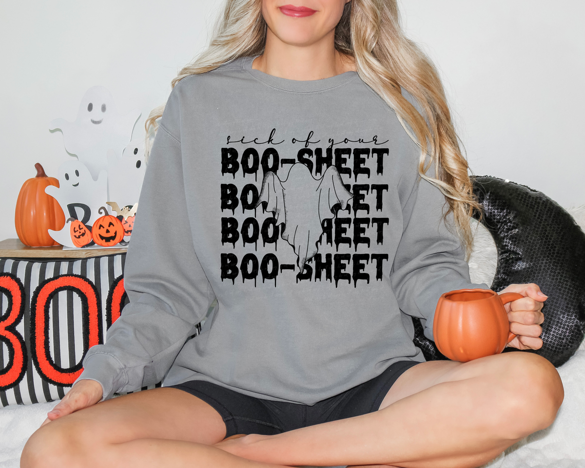 Sick of Your Boo Sheet Stacked Drippy 114735 DTF transfer