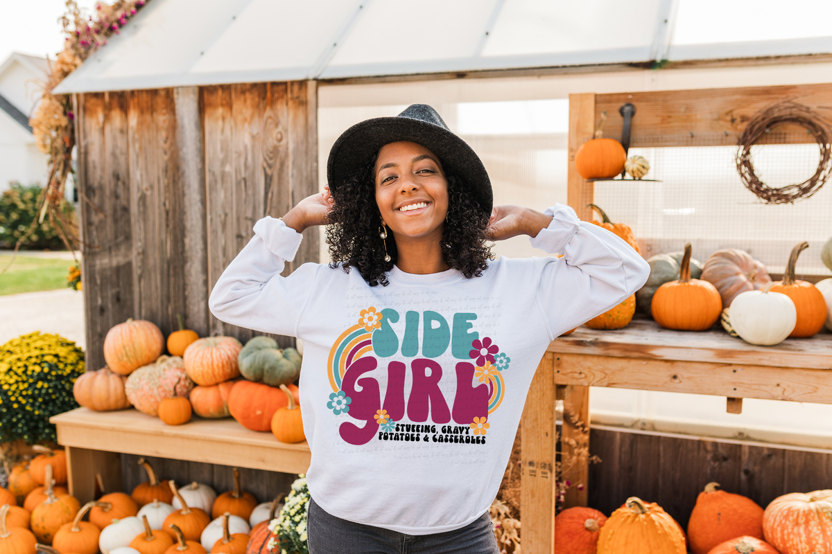 Side Girl Stuffing Gravy Potatoes and Casseroles 114811 DTF transfer