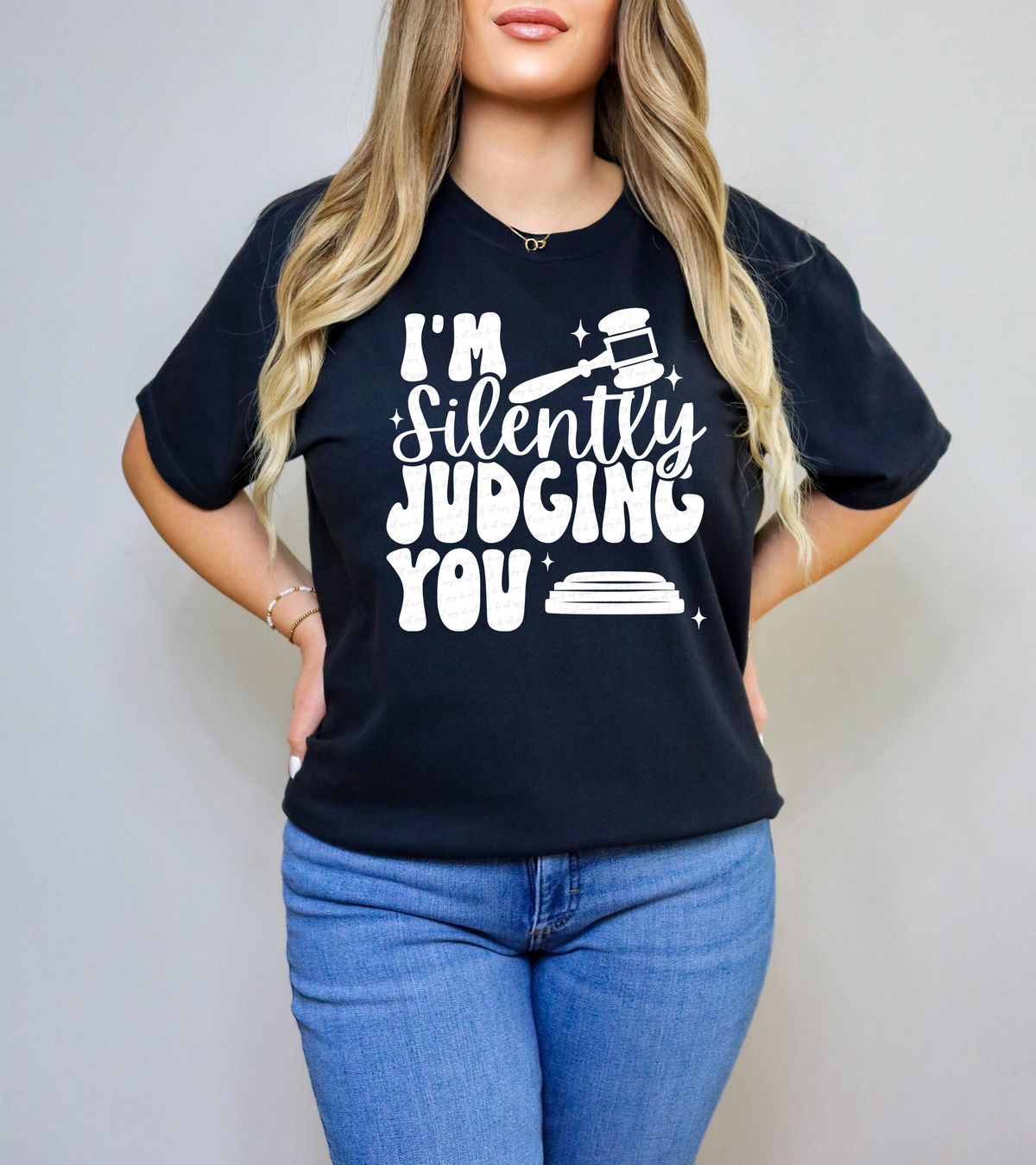 I'm Silently Judging You WHITE 117726 DTF transfer