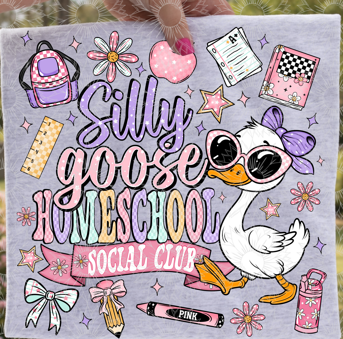 Silly goose homeschool social club (DD) DTF Transfer