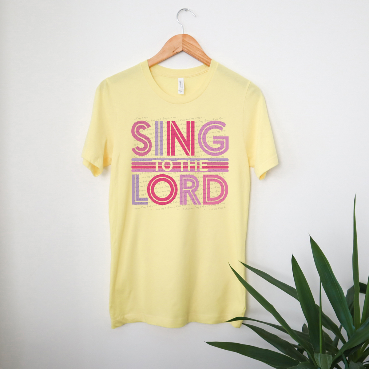Sing To The Lord Pastel 76764 DTF Transfer