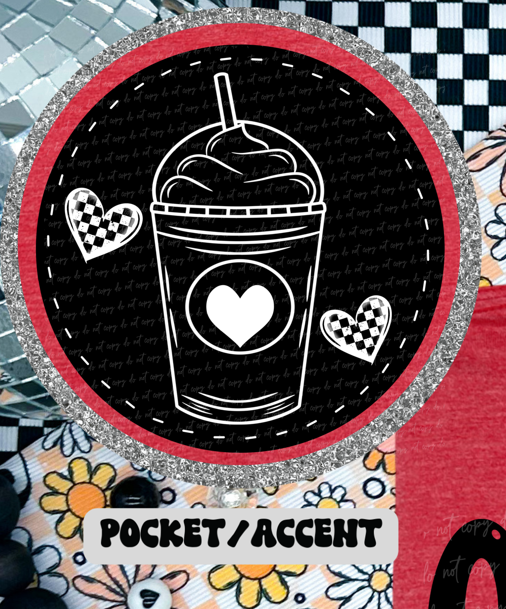 Size Matters No One Wants A Small Cup Of Coffee (Pocket Print) 86244 DTF Transfer