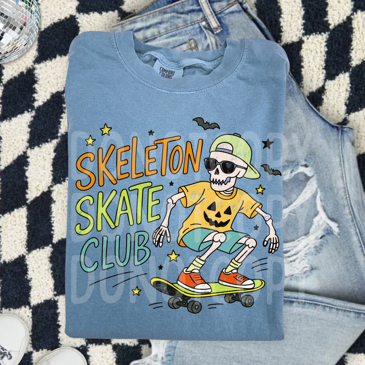 Skeleton skate club (CSG) DTF Transfer