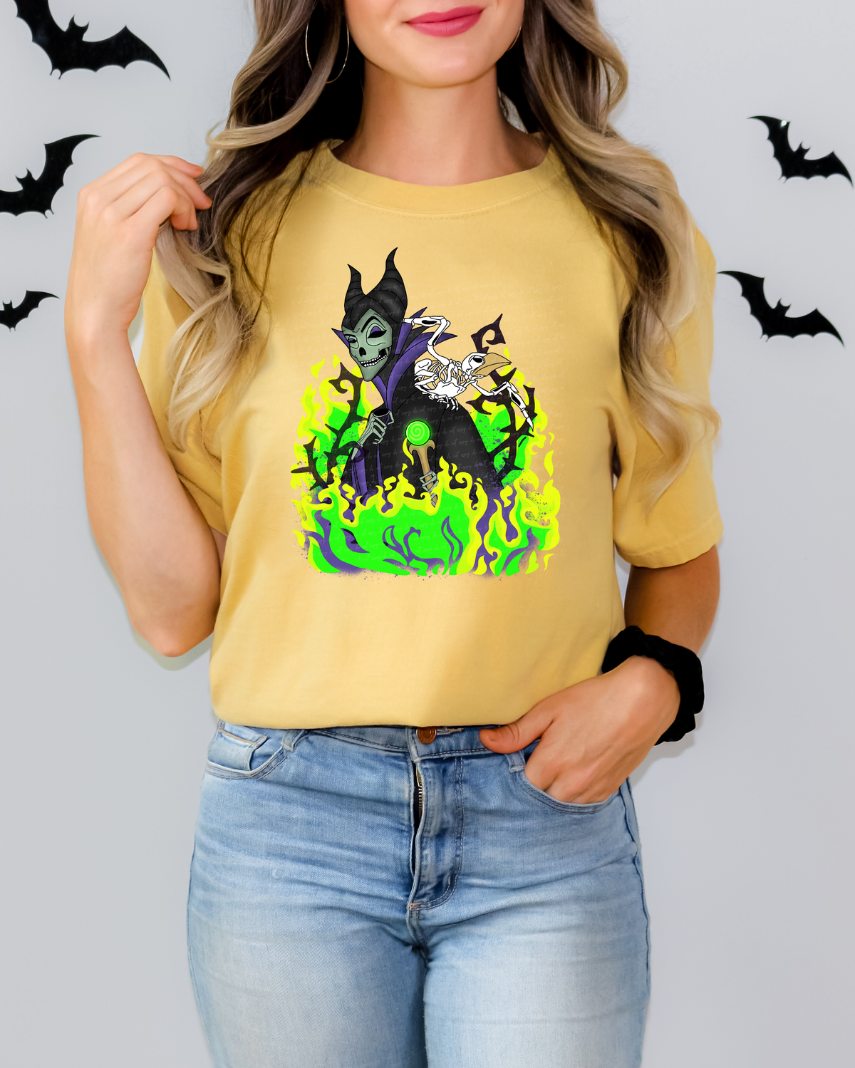 Skellie Mal Witch Mother 115230  DTF transfer