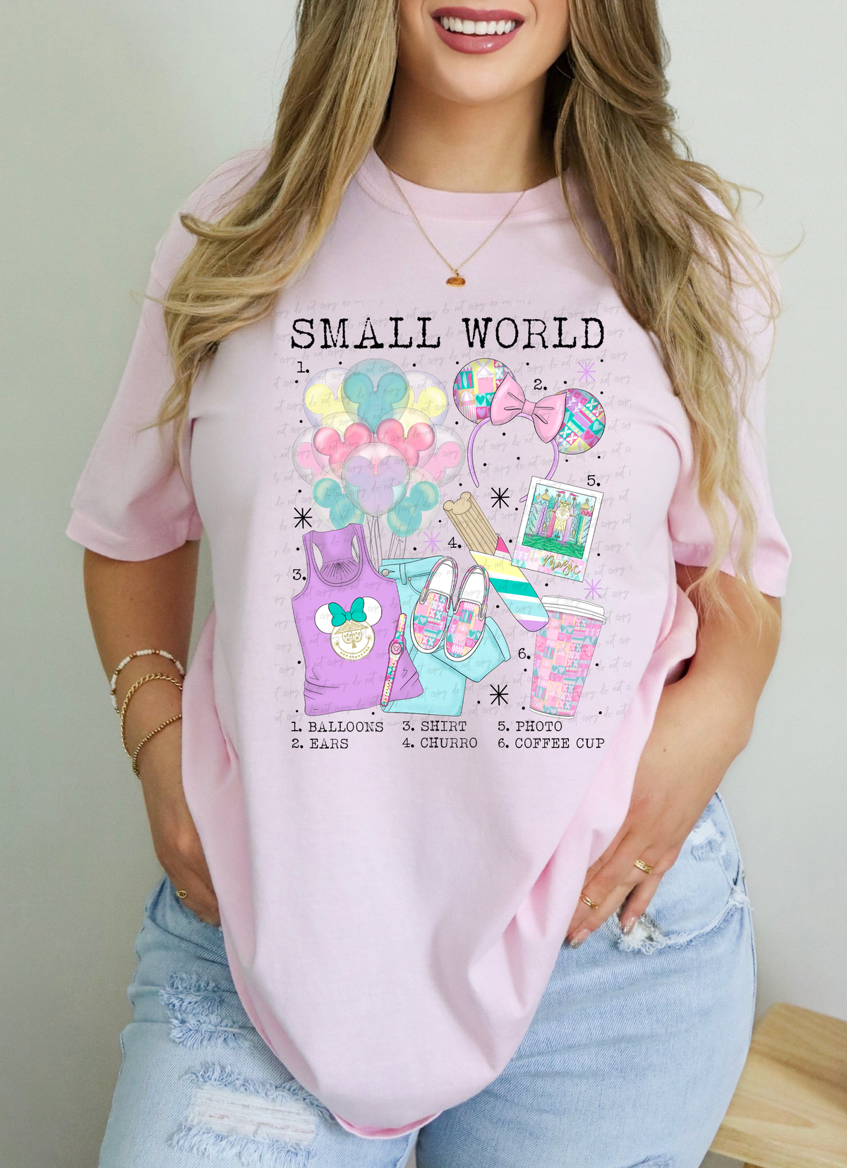 Small World Chart 115283 DTF transfer