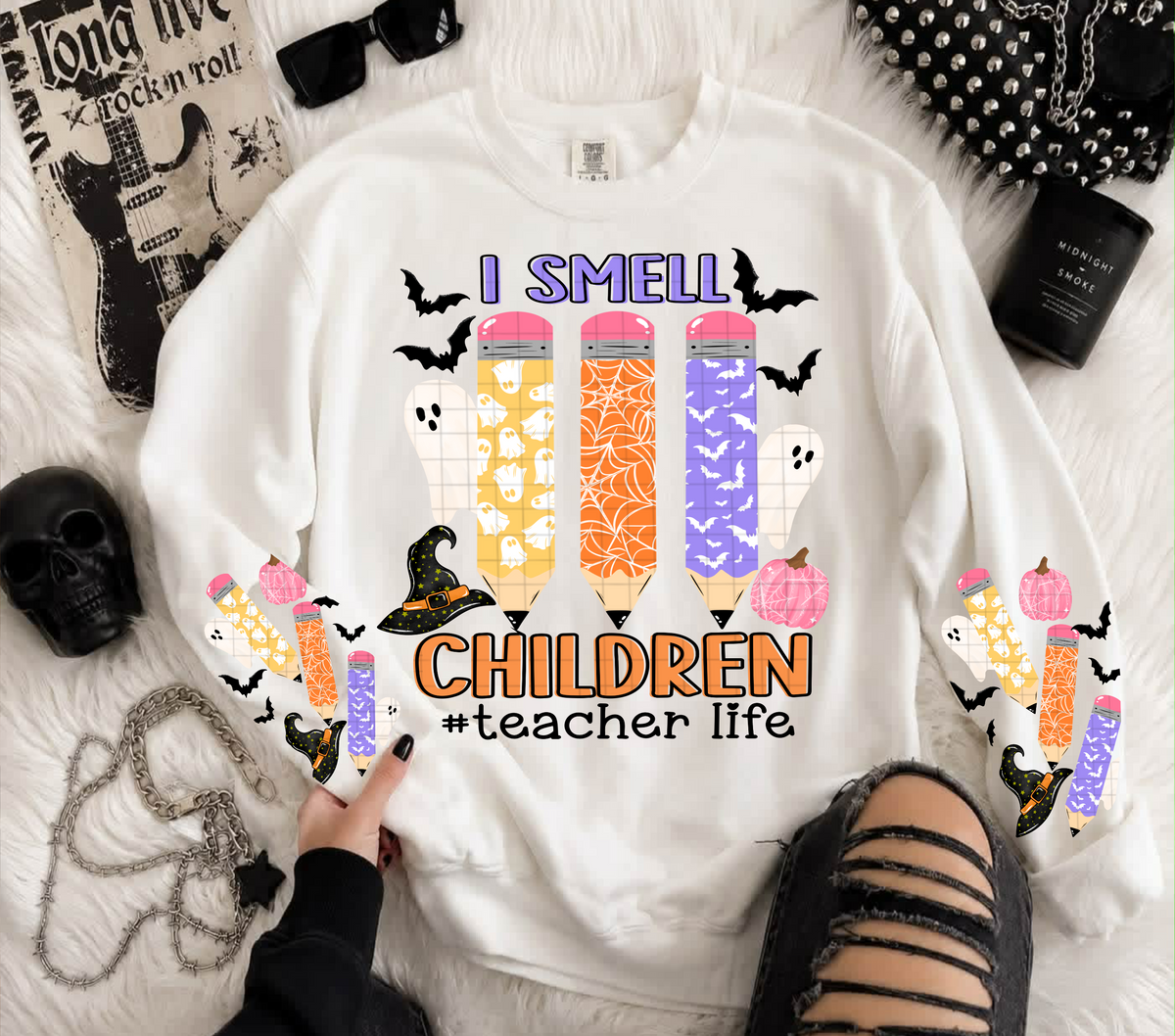 I smell children teacher life (Linda) DTF transfer
