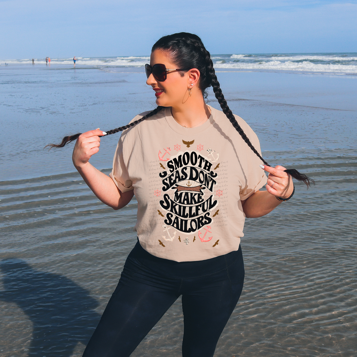 Smooth Seas Don't Make Skillful Sailors 81024 DTF Transfer