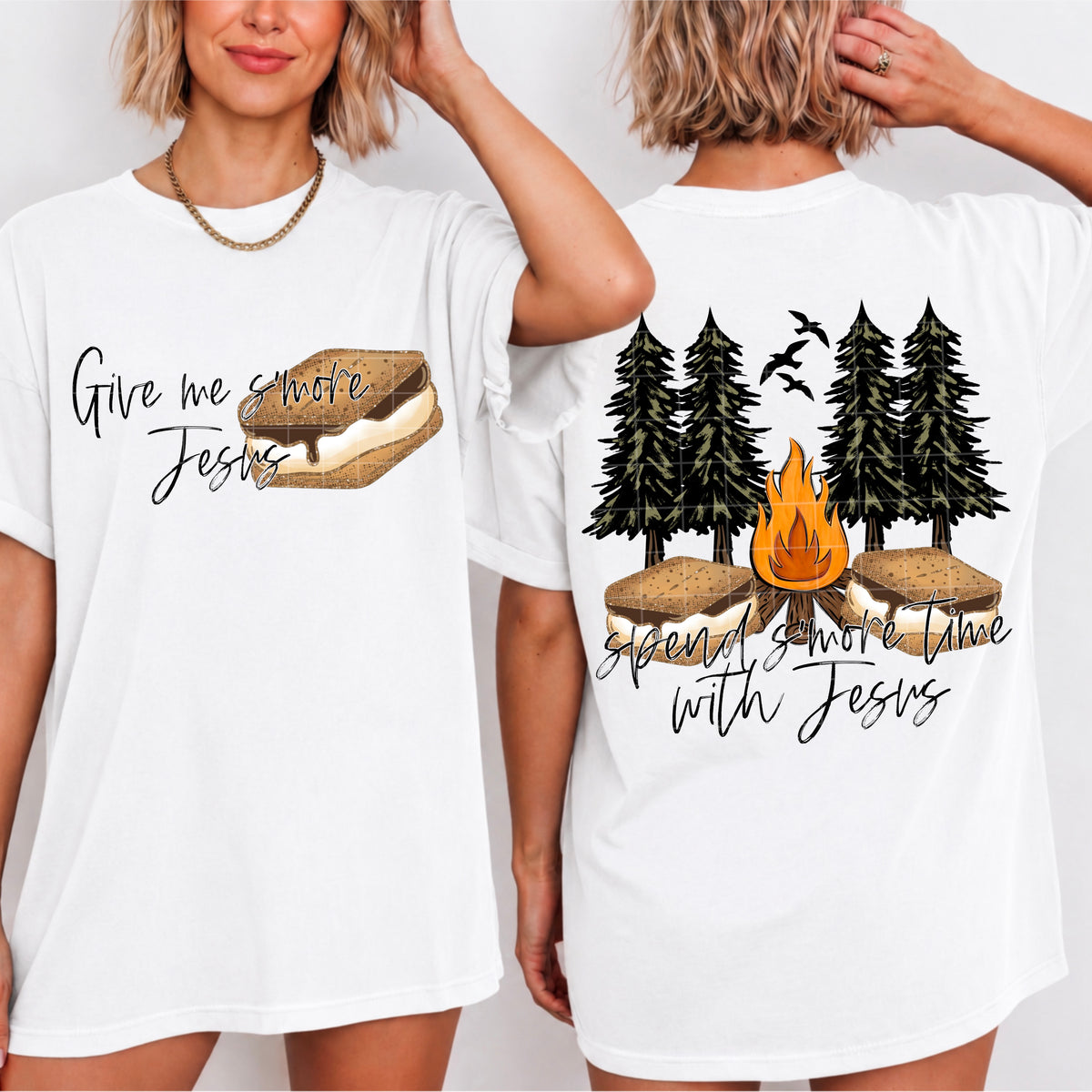 Spend smore time with Jesus (BACK ONLY) (SDD) DTF Transfer