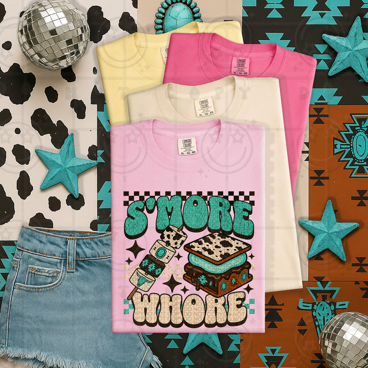 S'more whore western s'more (HW) 105022 DTF transfer