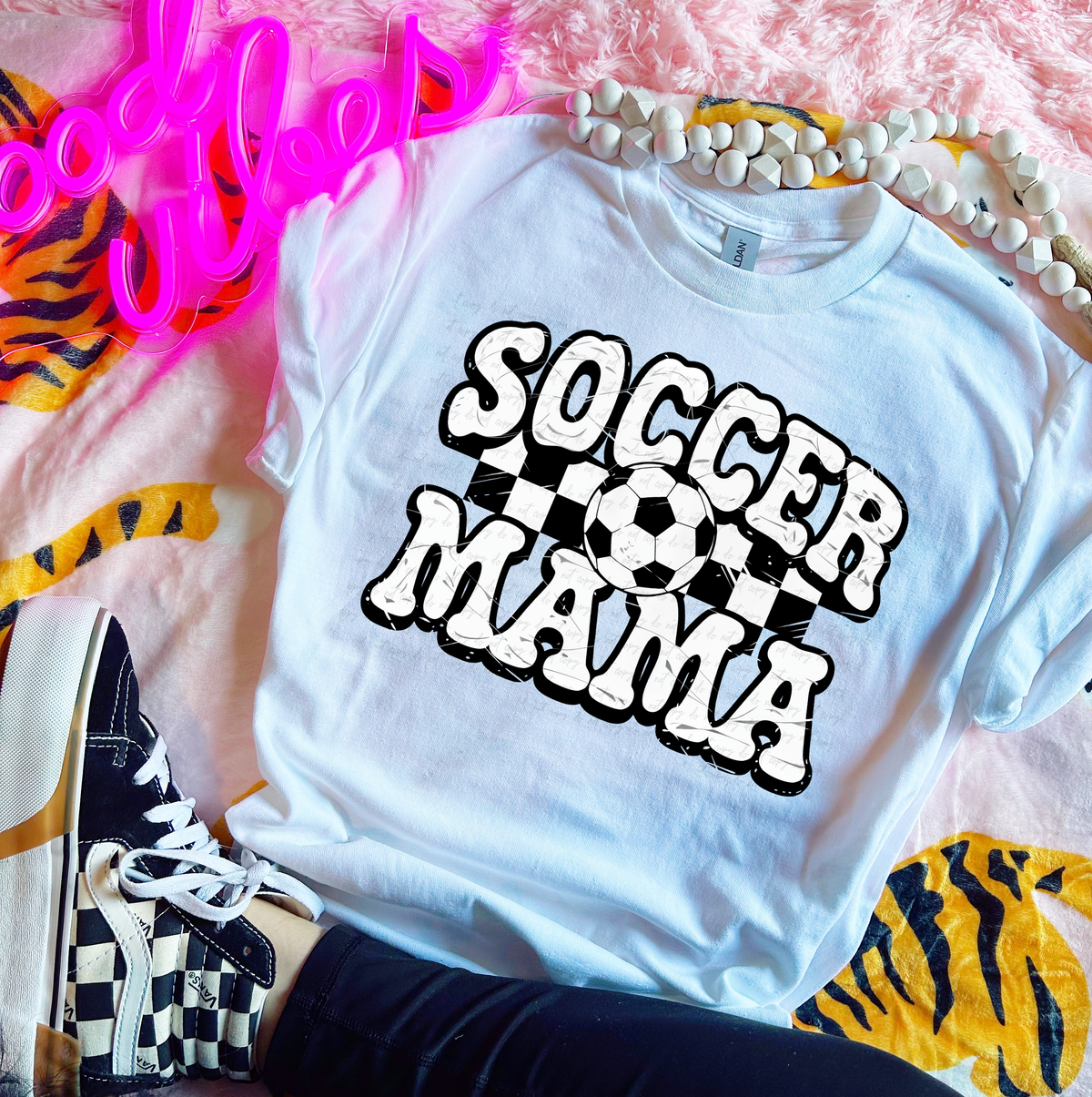 Soccer Mama Checkered 111411 DTF transfer