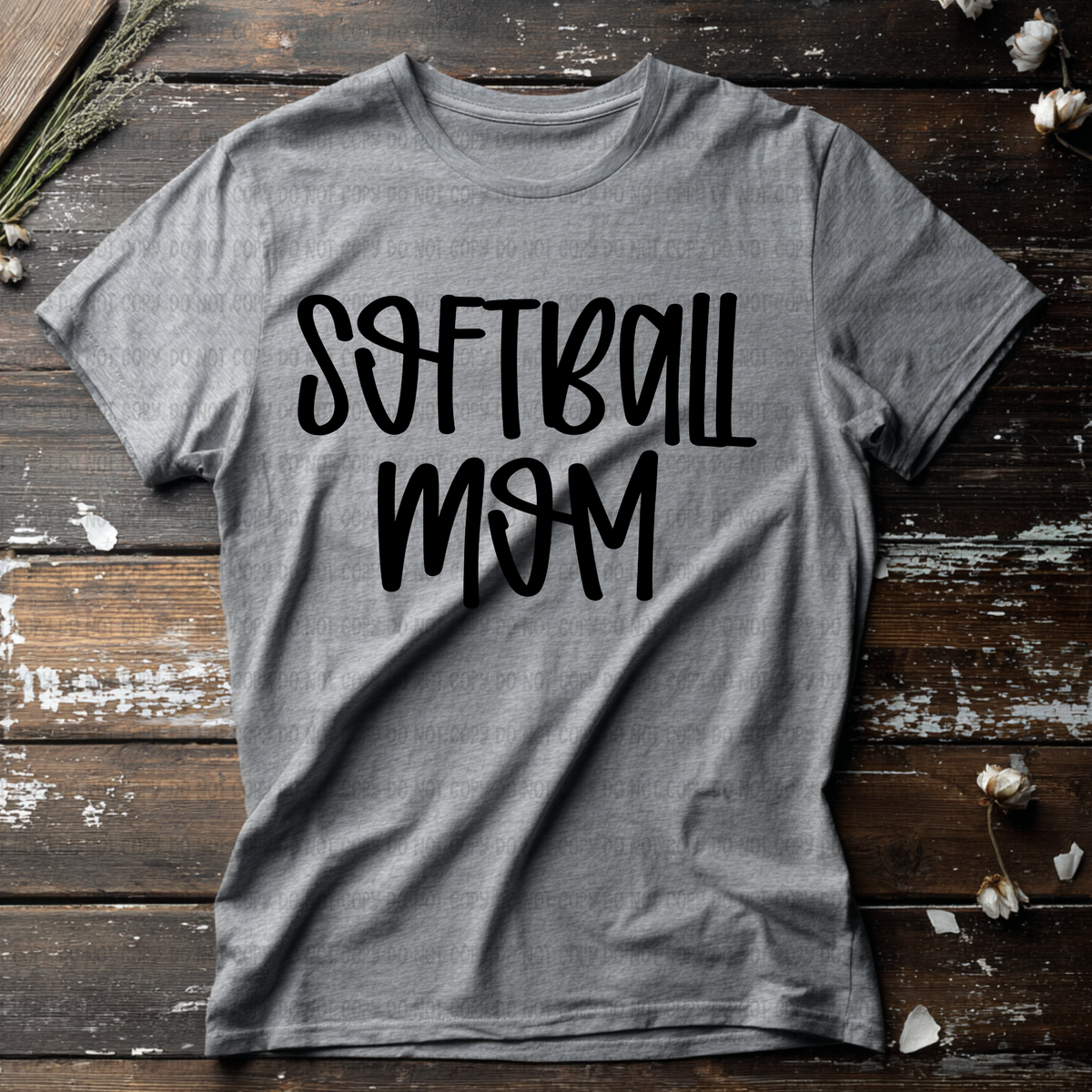 Softball mom BLACK marker (Revel) DTF Transfer