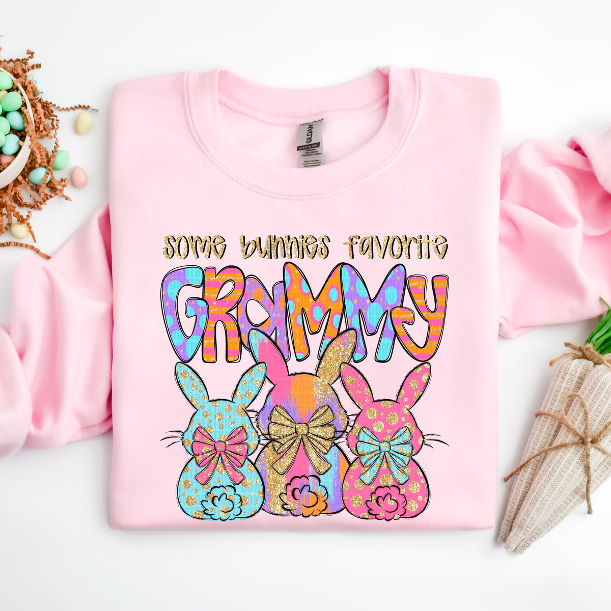 Some Bunnies Favorite Grammy (SDD) 83362  DTF Transfer