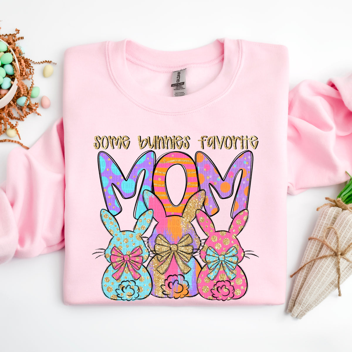 Some Bunnies Favorite Mom (SDD) 83372  DTF Transfer
