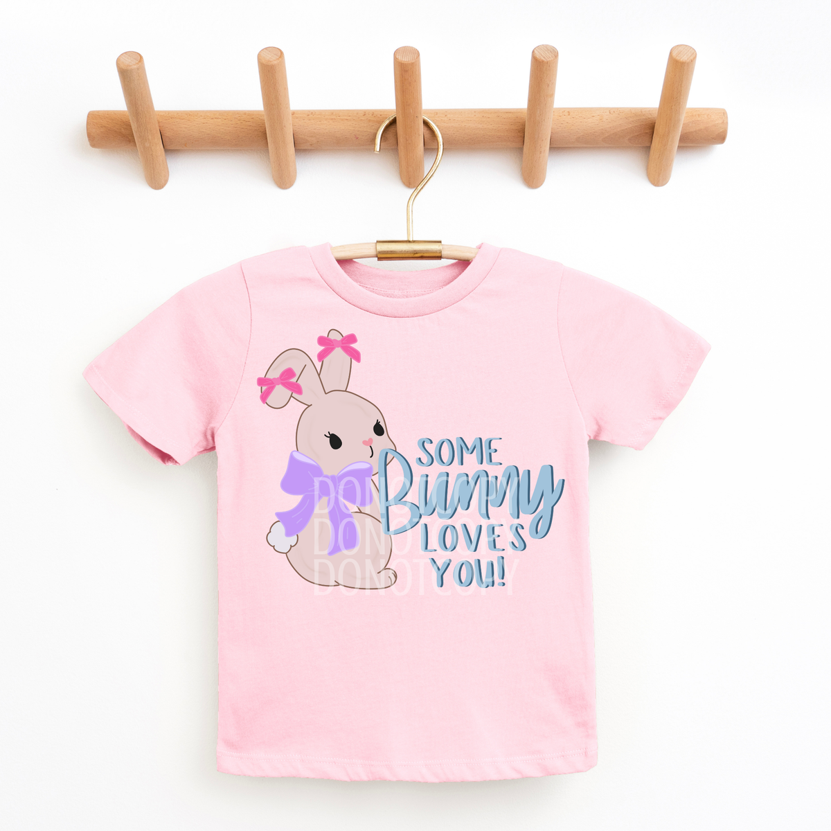 Some bunny loves you (CSG) DTF Transfer