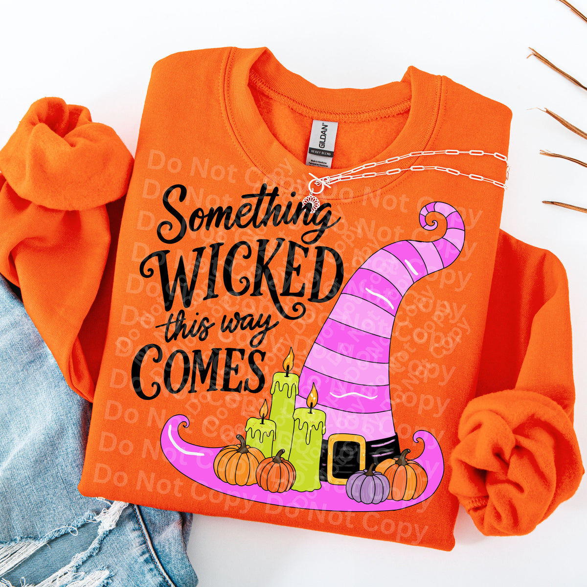Something wicked this way comes BLACK (Irene) DTF Transfer