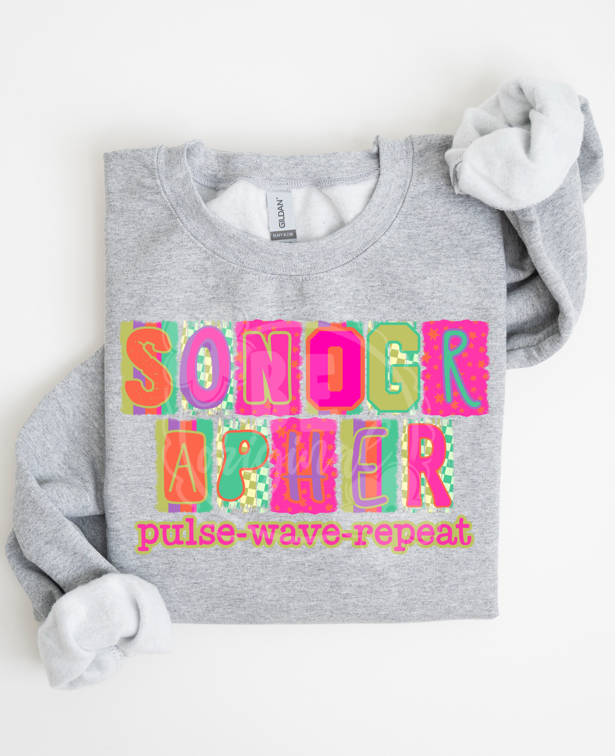 Sonographer pulse-wave-repeat (C's) DTF Transfer