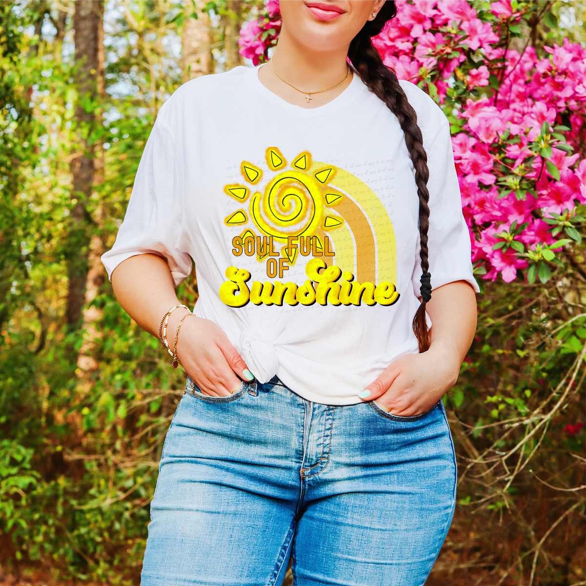 Soul Full Of Sunshine Yellow Font 115939 DTF Transfer