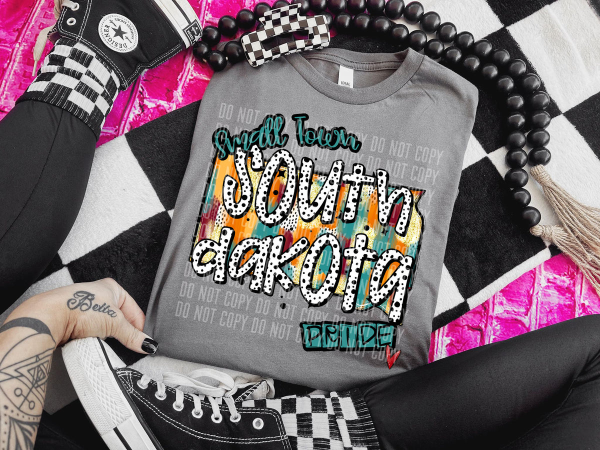 South Dakota Small Town Pride Stone 63384 DTF transfer