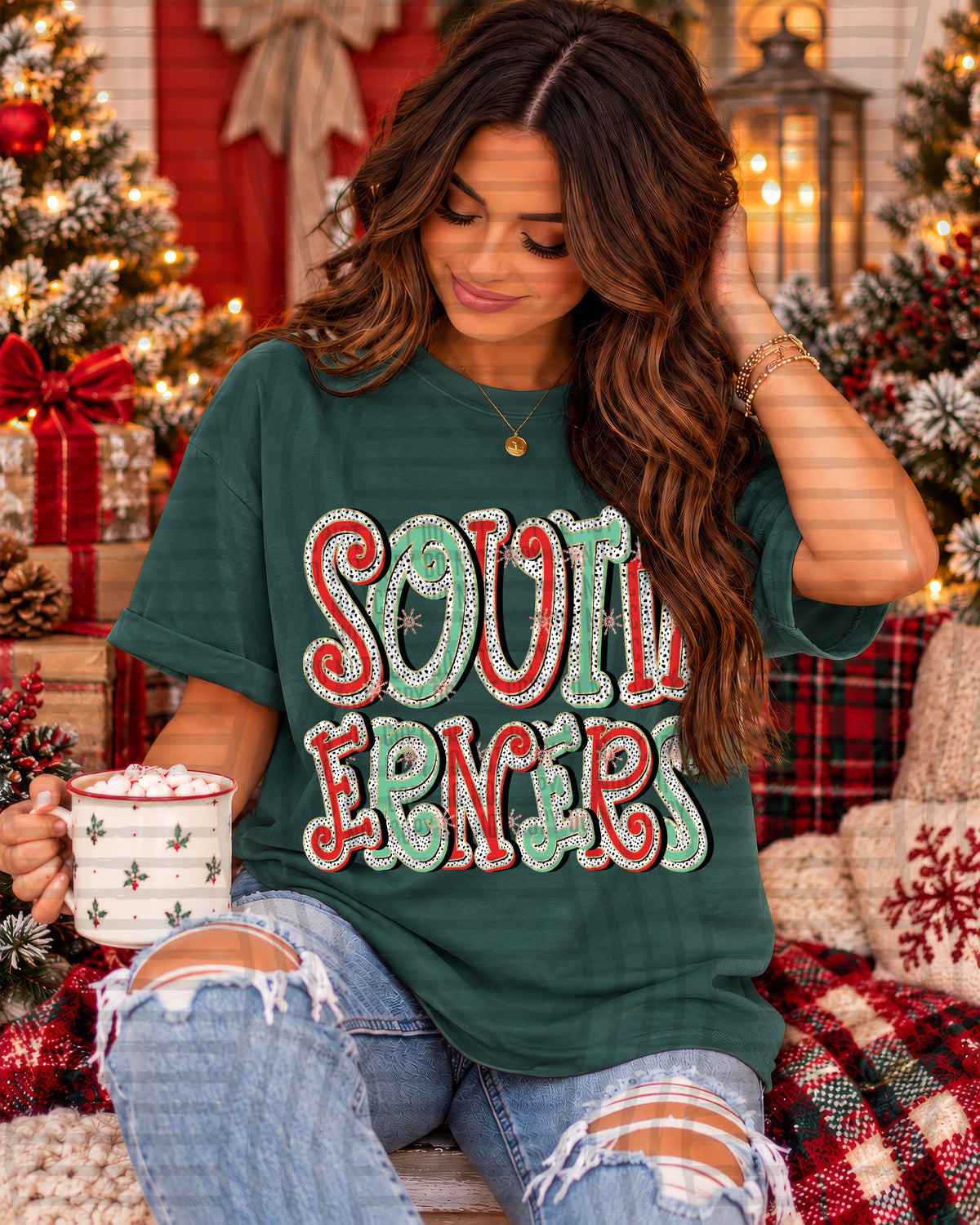 southerners merry dots (caplinger) DTF Transfer