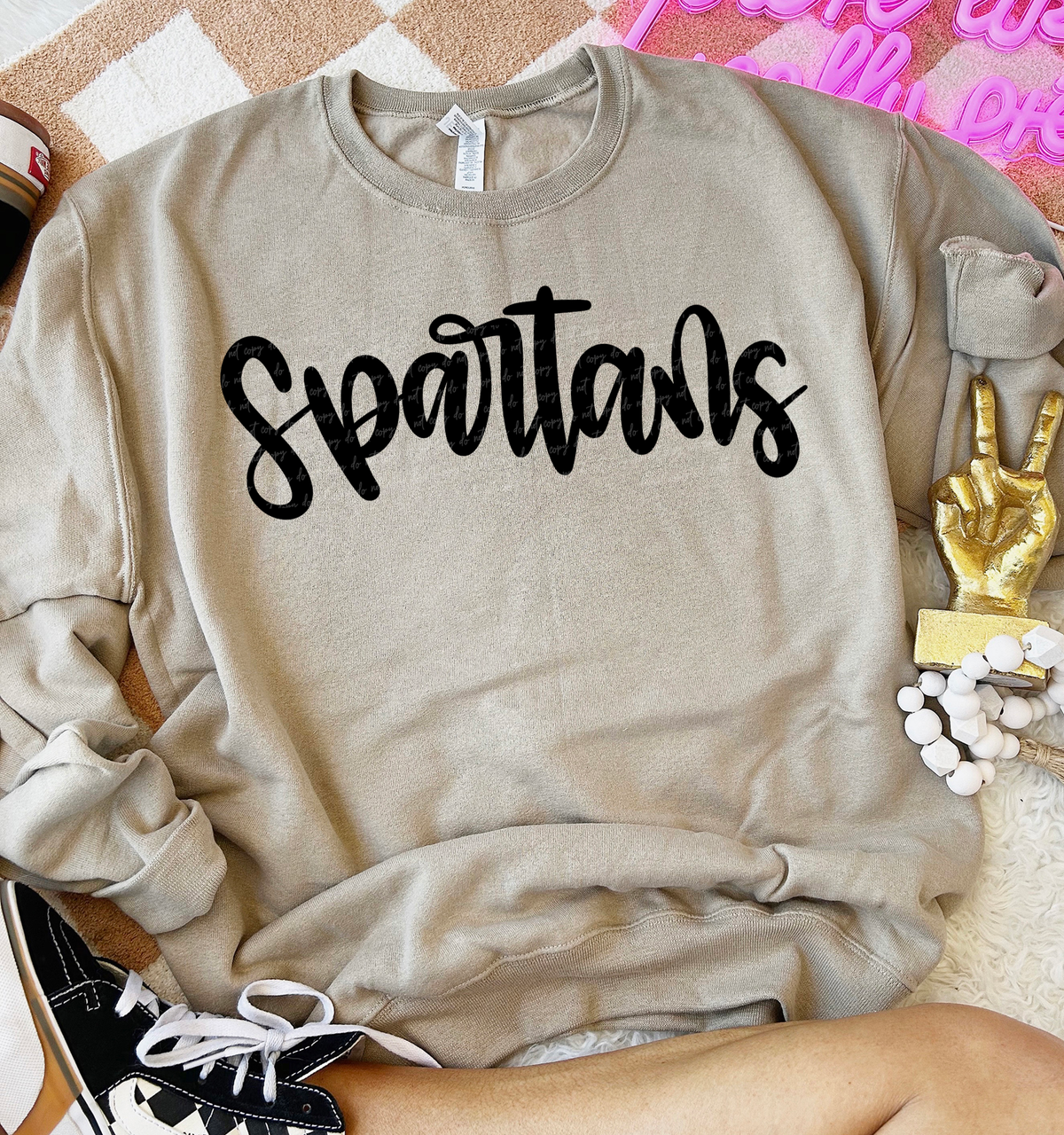Spartans Hand Lettered 54150 DTF transfer