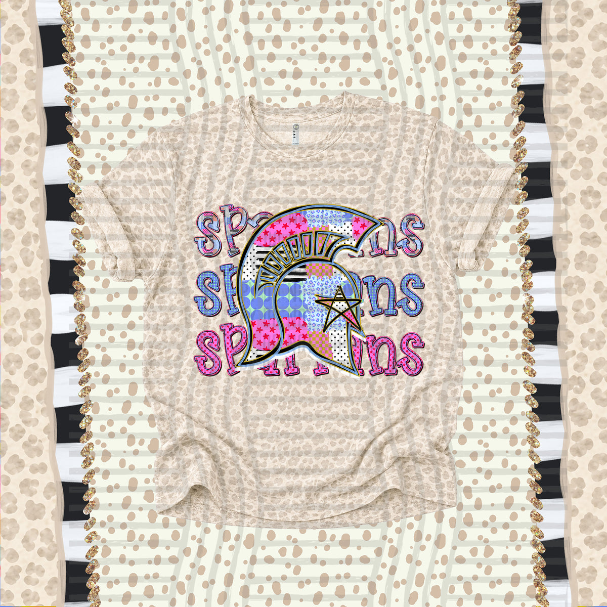Spartans-Dolly Doodle Print (Caplinger) DTF Transfer