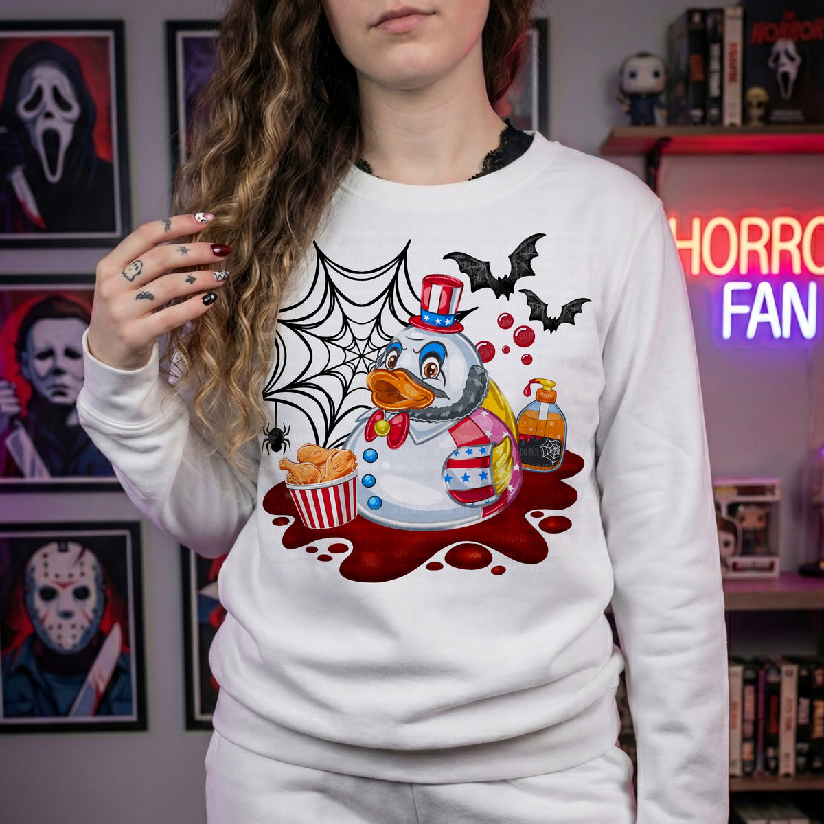 Spaud horror duck (RRD) DTF Transfer