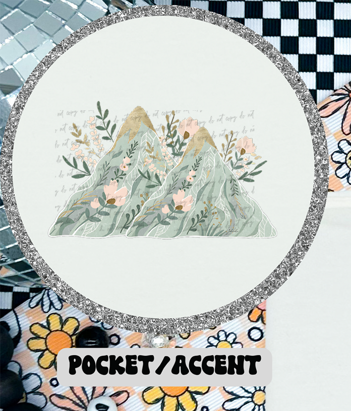 Speak To Your Mountains(Pocket Print) 81028 DTF Transfer