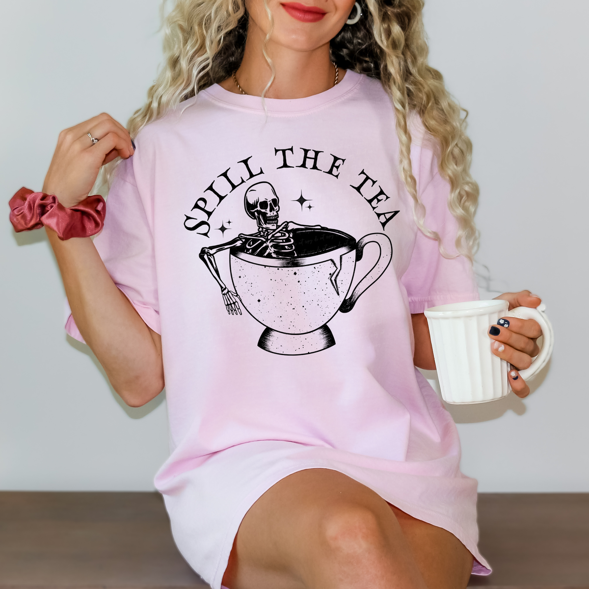 Spill The Tea Skellie 114738 DTF transfer