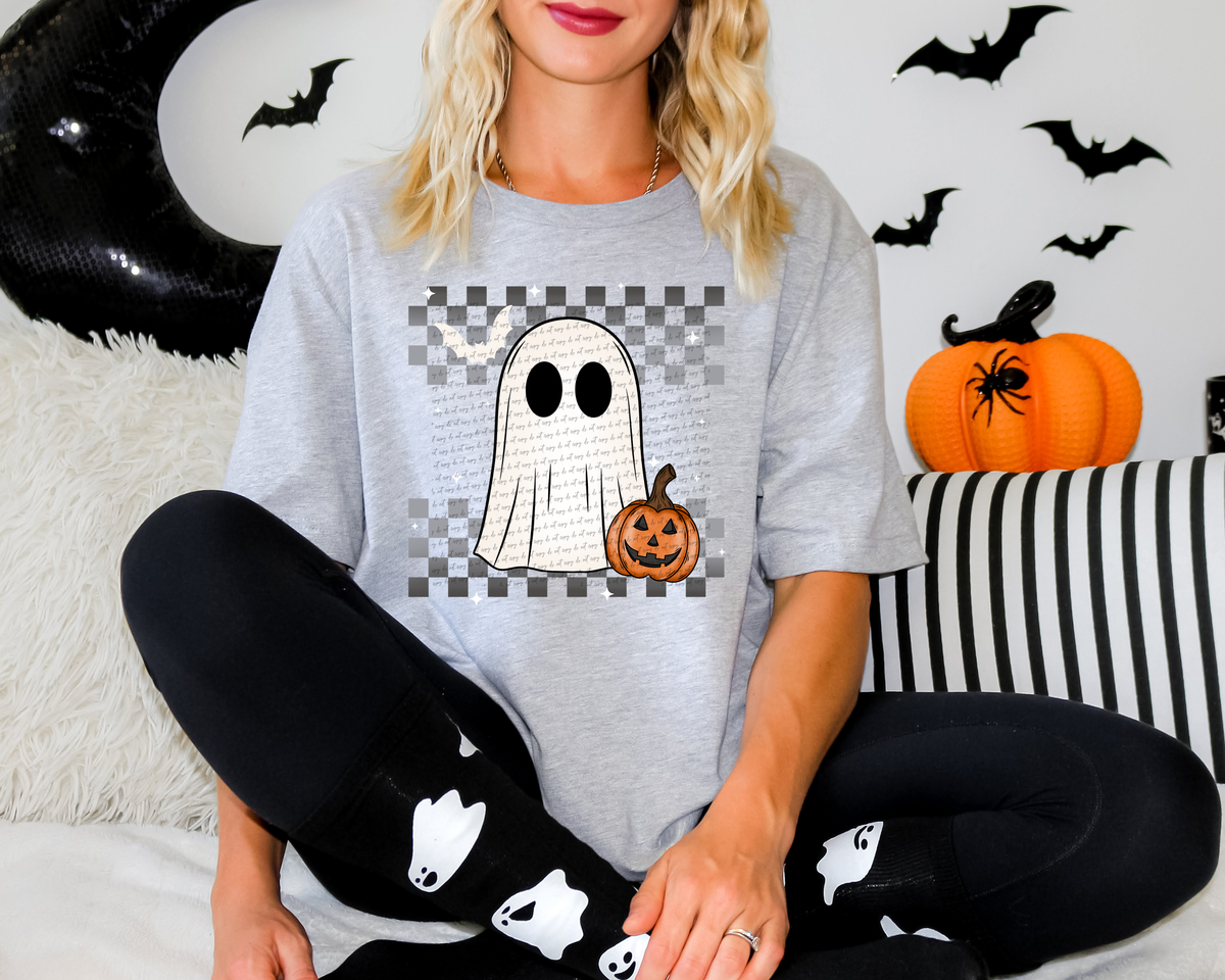 Spooks And Frights White Bat 51501 DTF transfer