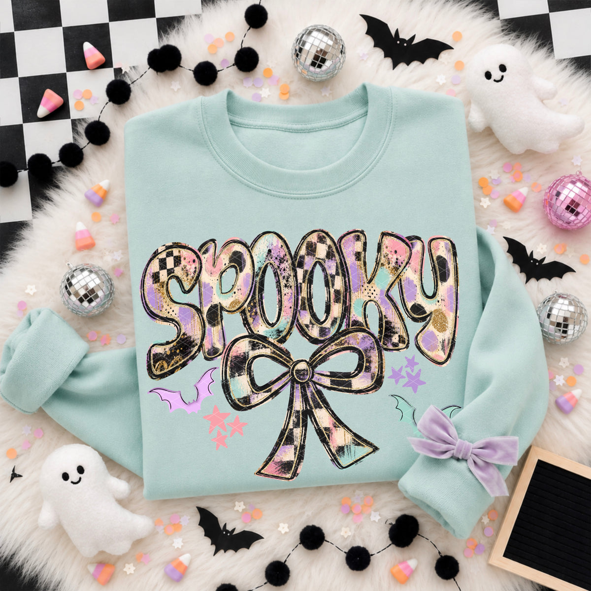 Spooky bow (SDD) DTF Transfer
