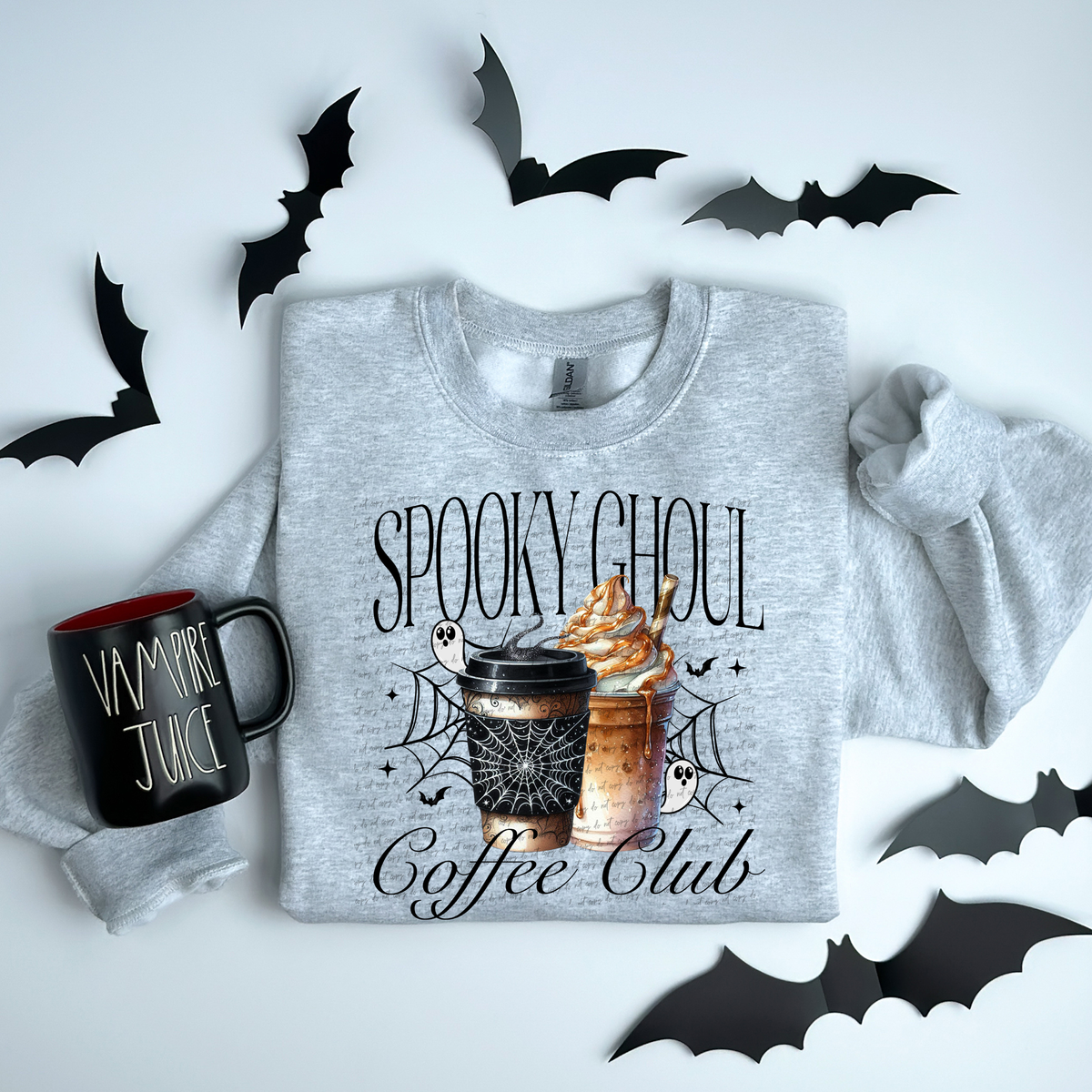 Spooky Ghoul Coffee Club 59716 DTF Transfer