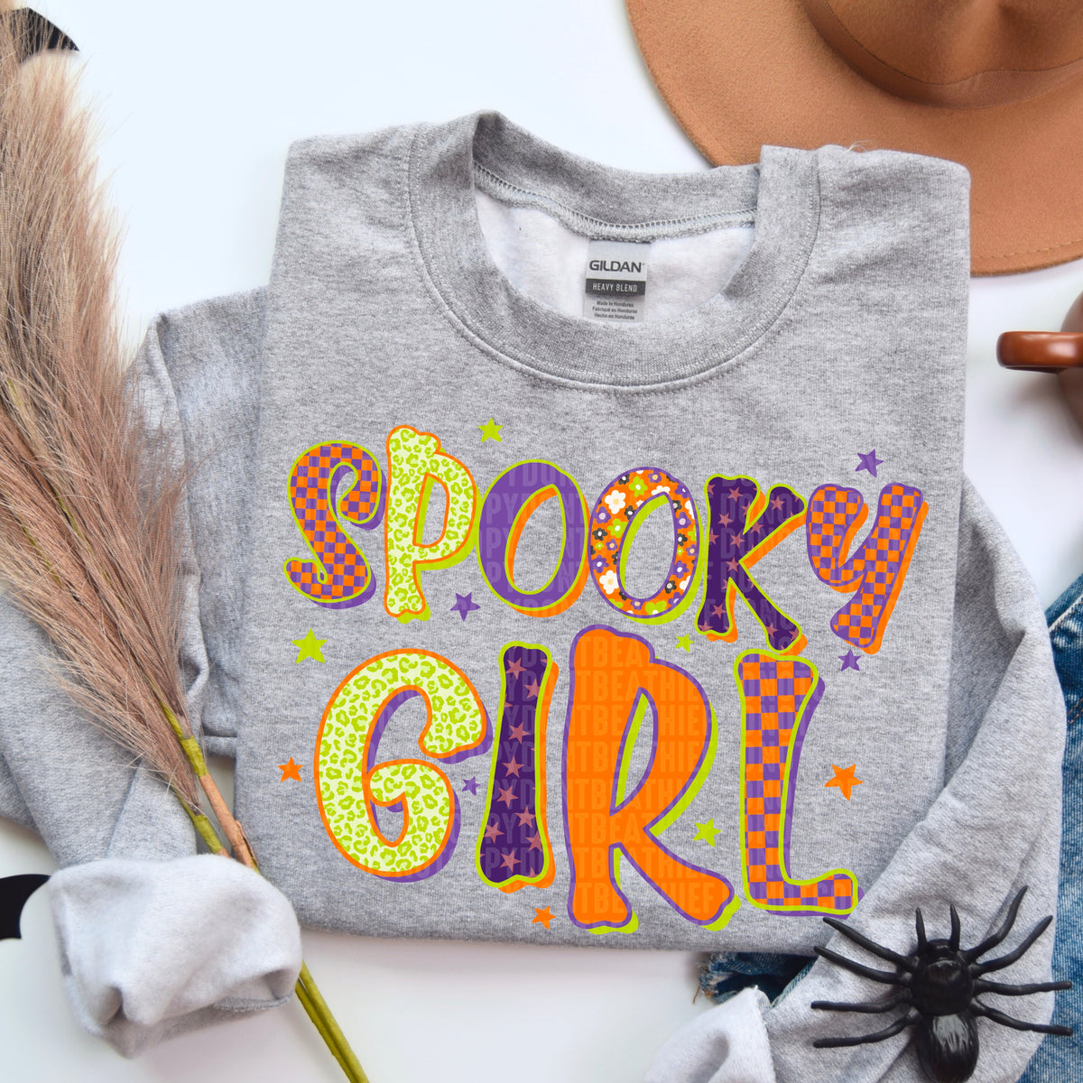 Spooky Girl 104601 DTF transfer