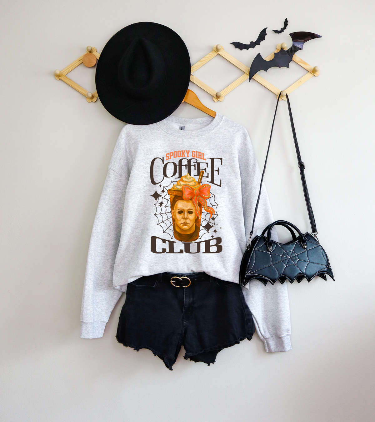 Spooky Girl Coffee Club Mike 111395 DTF transfer