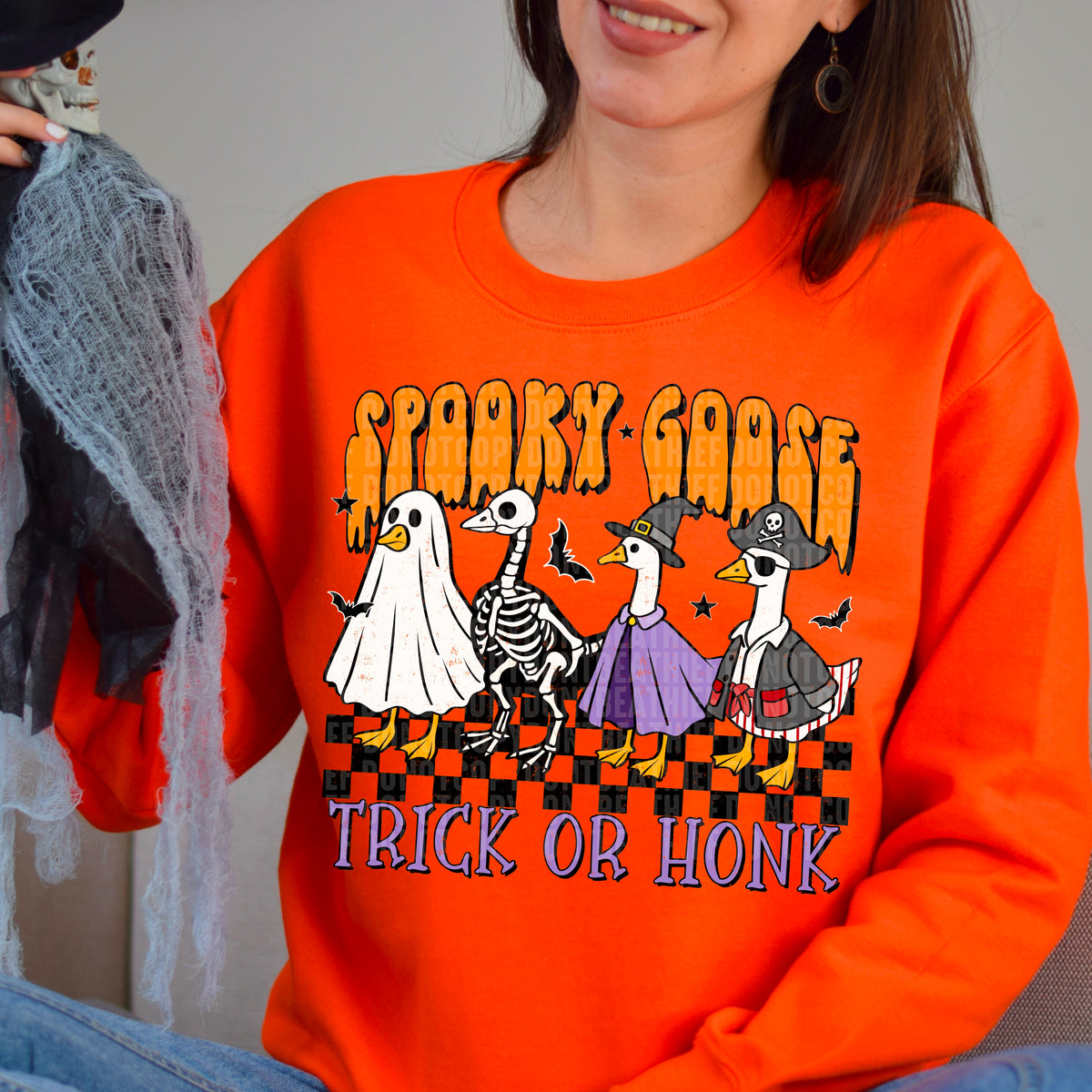 Spooky Goose 104602 DTF transfer