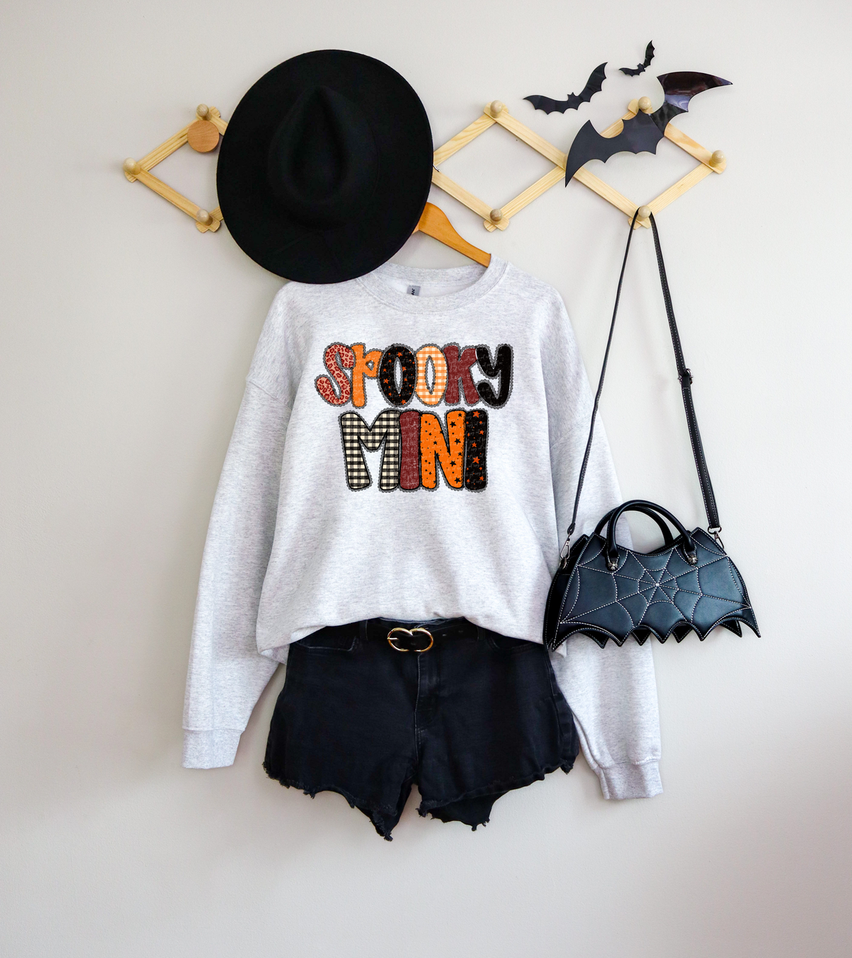 Spooky Mini Lace Black 104702 DTF transfer