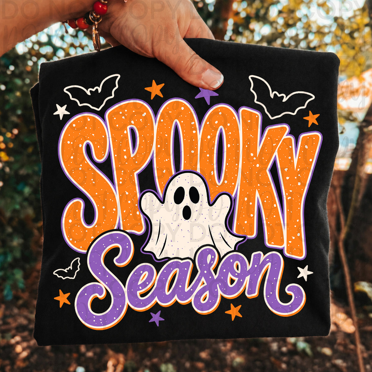 Spooky season orange and purple (UAC) DTF Transfer