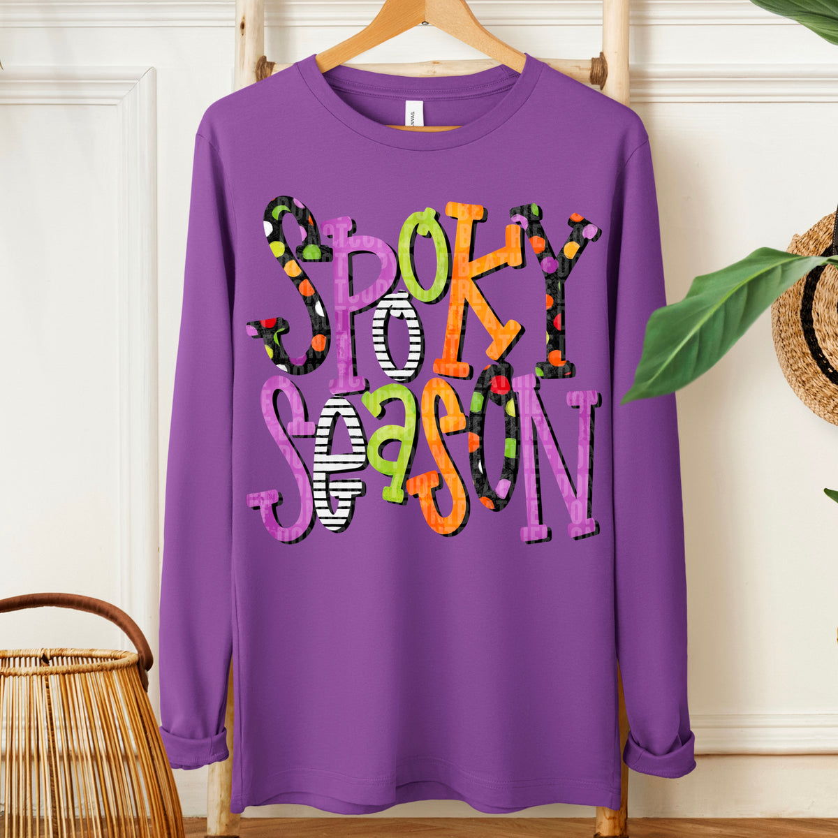 Spooky season purple, green, orange (SDD) 109236 DTF transfer