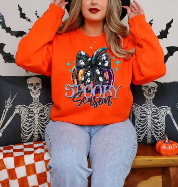 Spooky Season Disco Pumpkin 63062 DTF transfer