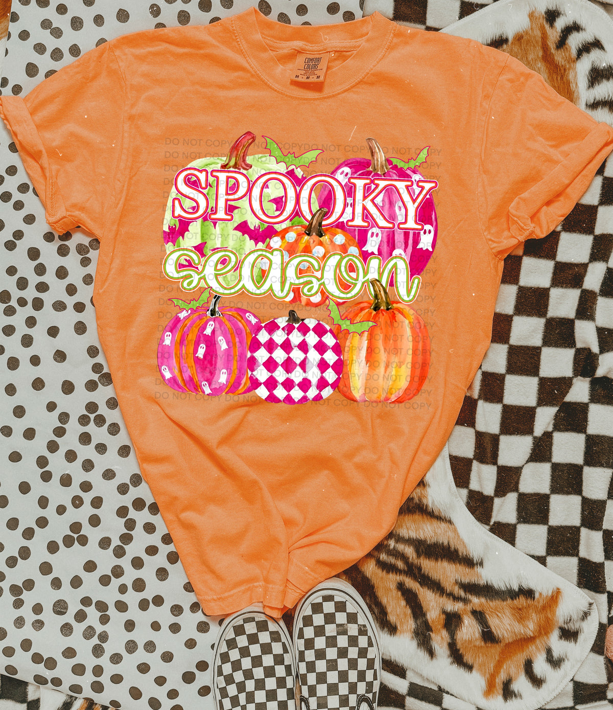 Spooky season pink pumpkins (SCG) DTF Transfer